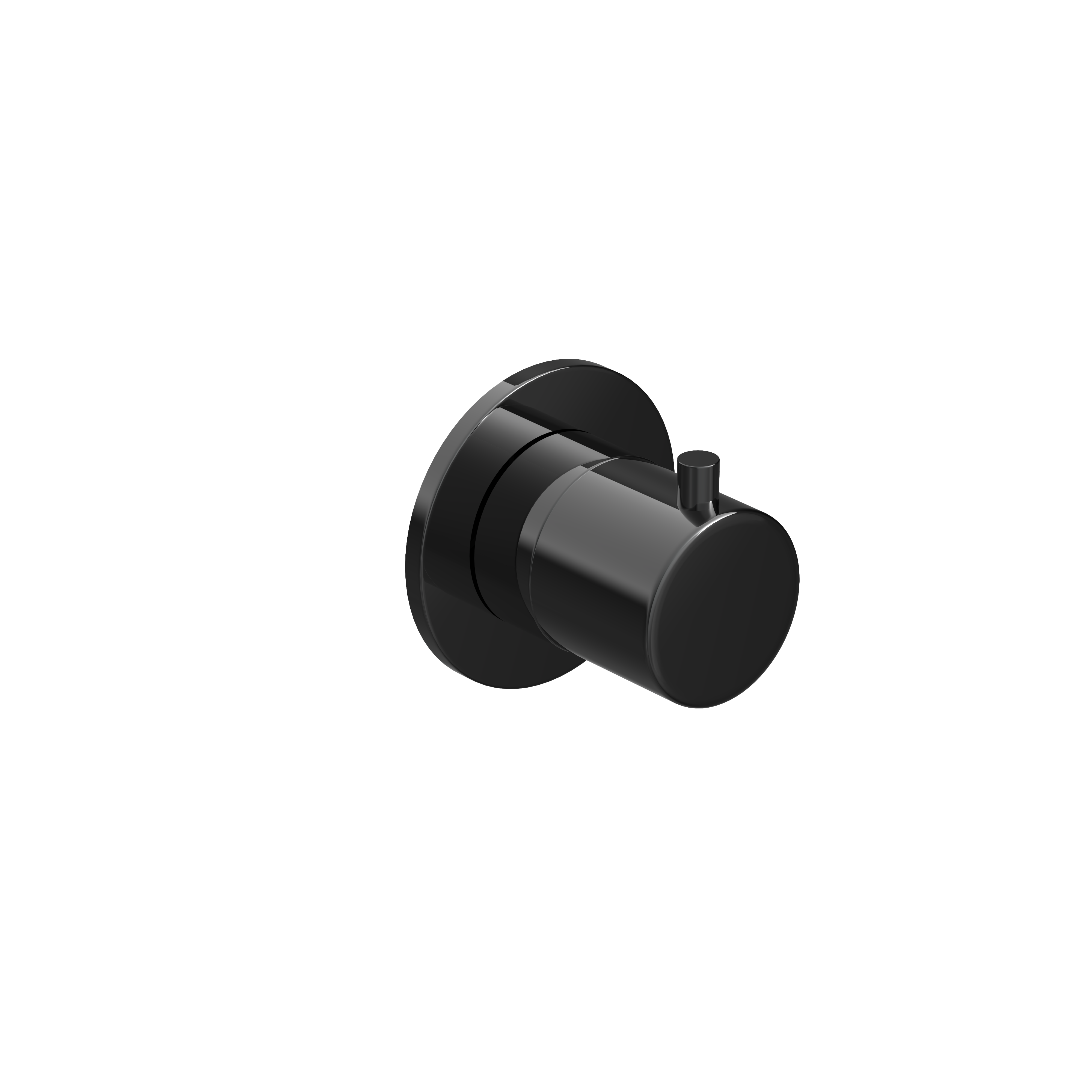 Hotbath Cobber afbouwdeel 3-weg stop-omstelling CB7083EXTPBP Gepolijst zwart PVD