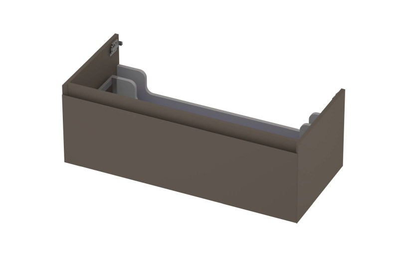 INK onderk. 1 lade greepl. gelakt 45gr 1240135 Mat taupe H350xB1000xD450