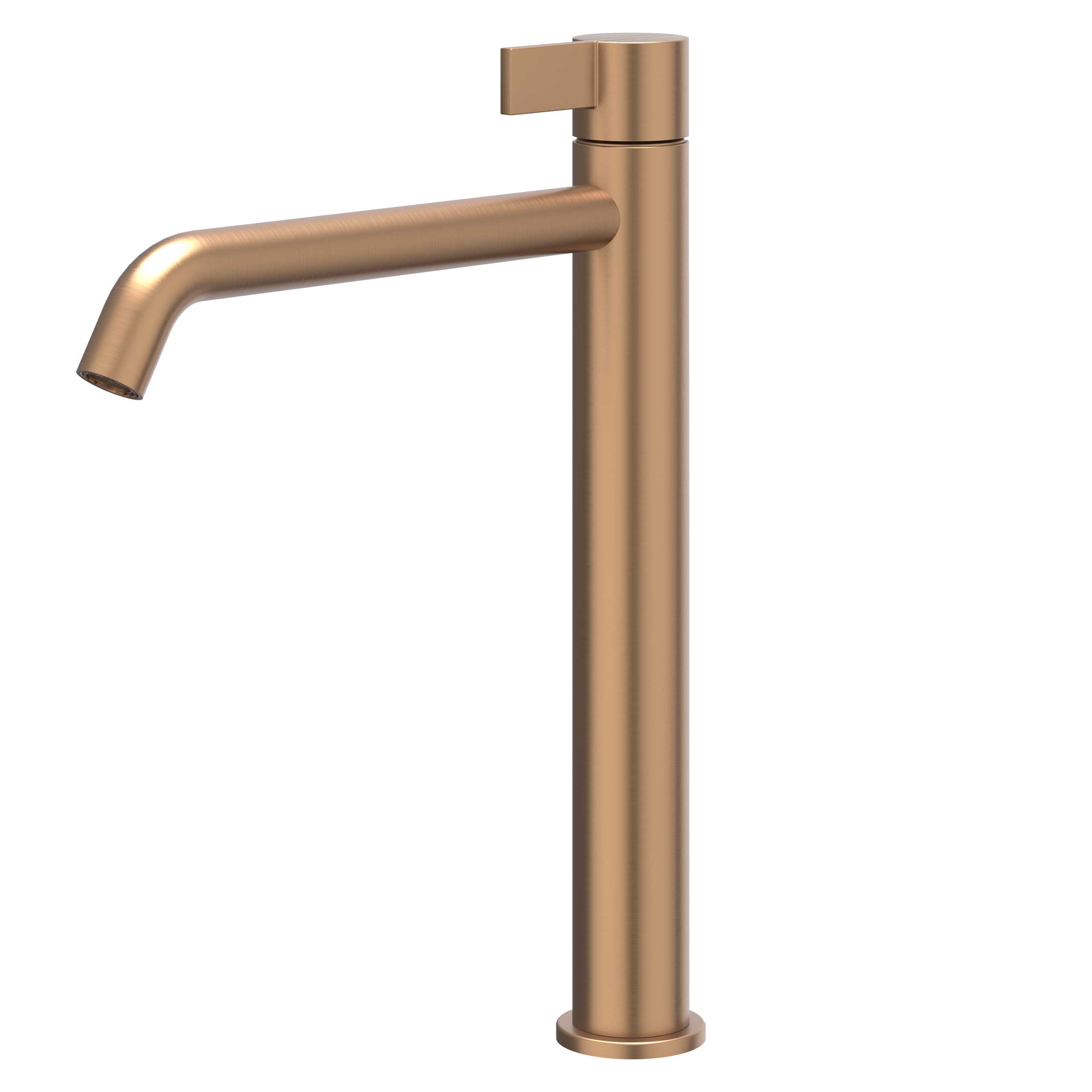 IVY Pact Eenhendel wastafelmengkraan opbouw model L coldstart 6101155 gebr. mat koper PVD