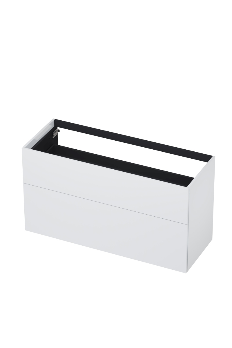 INK onderk. 2 laden push to open 65cm gelakt 1259204 Hglans wit H650xB1200xD450