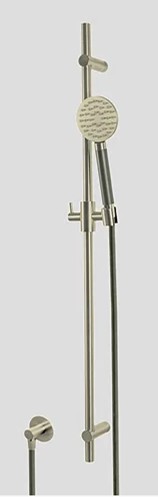 Lagoo Garda glijstang met wanduitlaat handdouche rond en doucheslang G5212CH Chrome