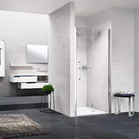 Novellini YOUNG 2 1BS 82 rechts verst.82-86 satin glas matchroom