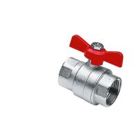 Kogelkraan 3/8 bndr. x 3/8 bndr. m/vlindergreep