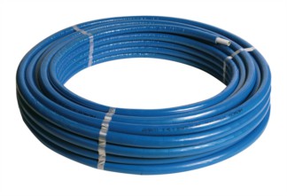 Mtr. MultiSkin buis + isolatie 6 16x2.0 blauw a 100 meter B131002001