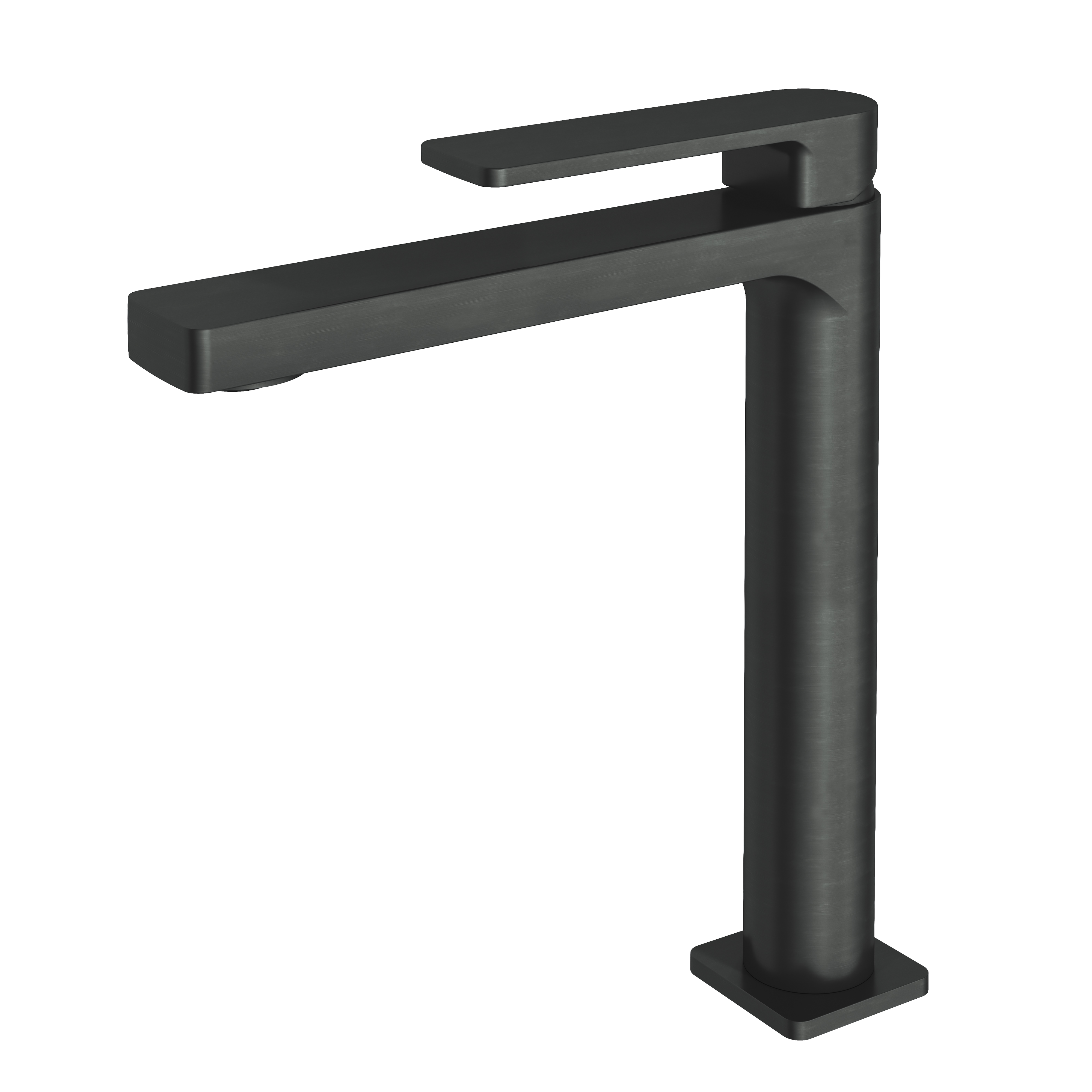 Hotbath Gal verhoogde wastafelmengkr. z. waste GL003HBGP Geborsteld Gunmetal PVD