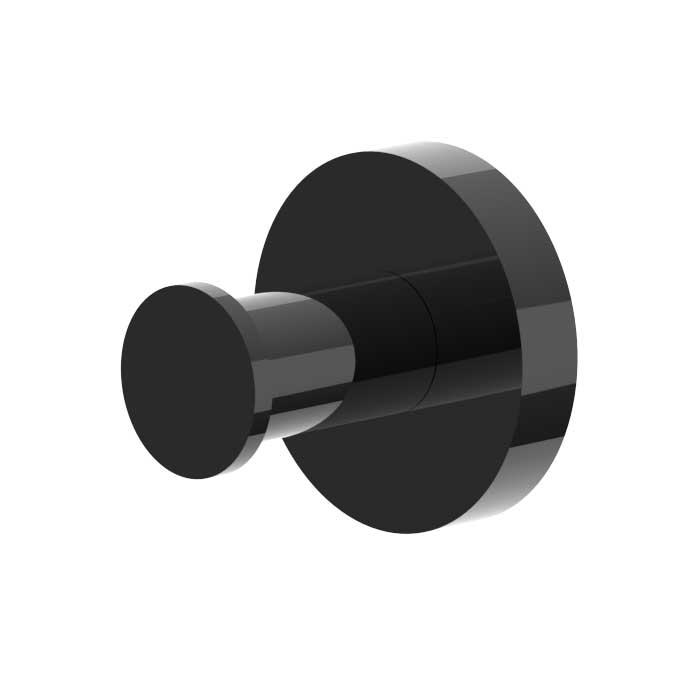 IVY Handdoekhaak groot 6500607 Zwart chroom PVD