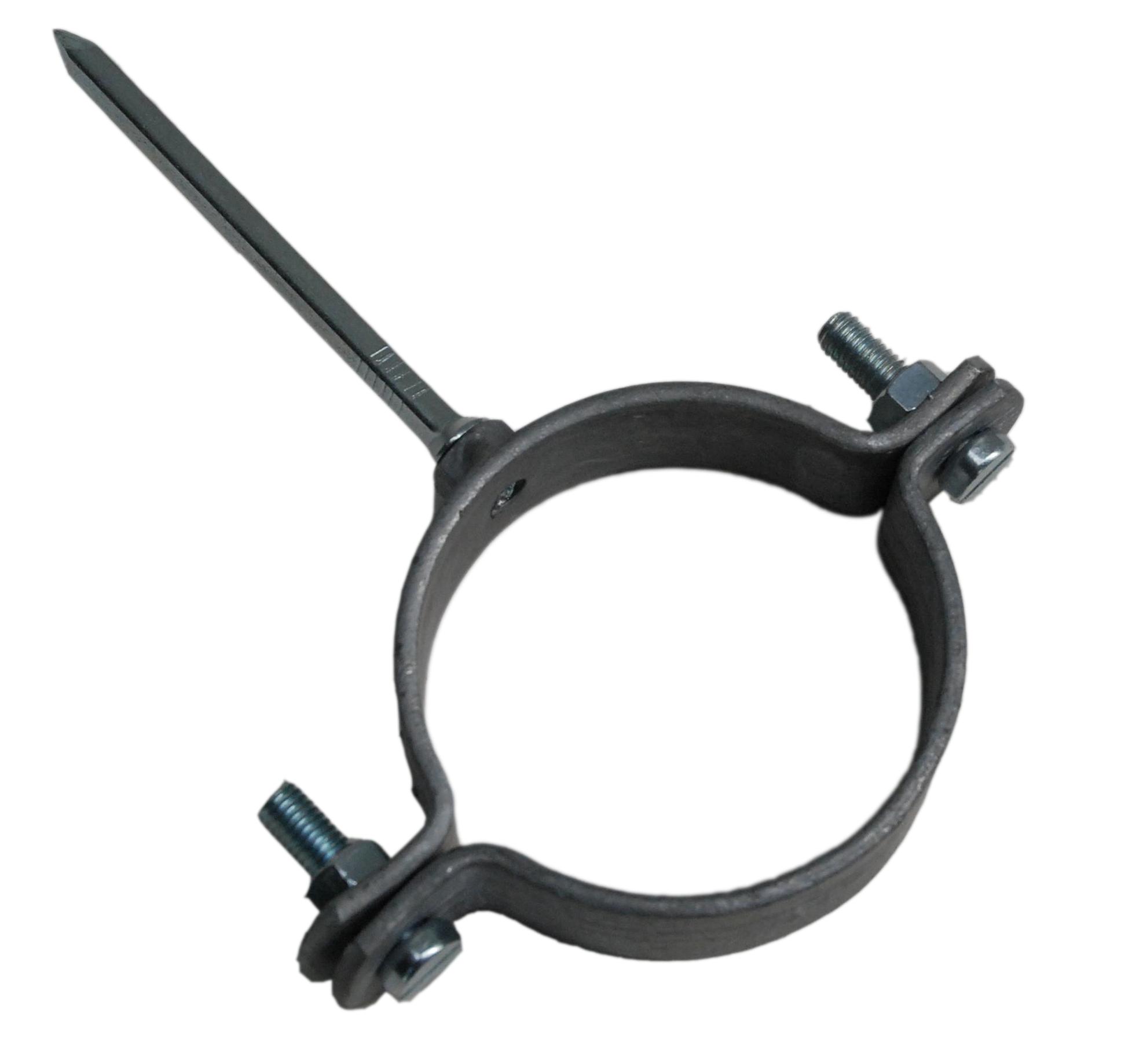 Stalen penbeugel 100mm voor ondereind