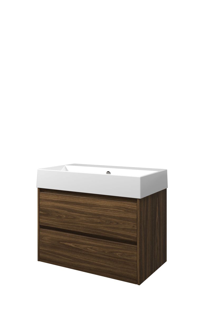 Proline set porselein Loft wast. z. krgt. en onderk. sym. 1815423 Cabana oak/Glans wit H620xB800xD460