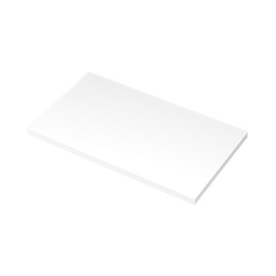 Proline Top afdekplaat gelakt 1228415 Mat wit H32xB800xD460