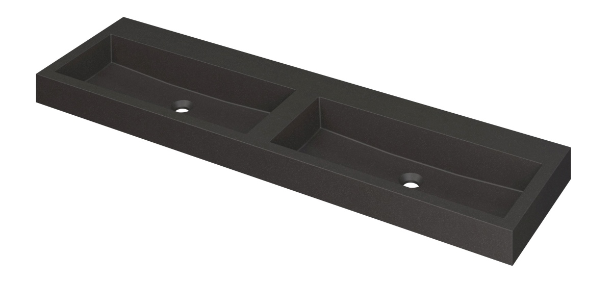 INK Momento wast. Quartz dubbel z. krgt. 3421260 Quartz zwart H90xB1600xD450