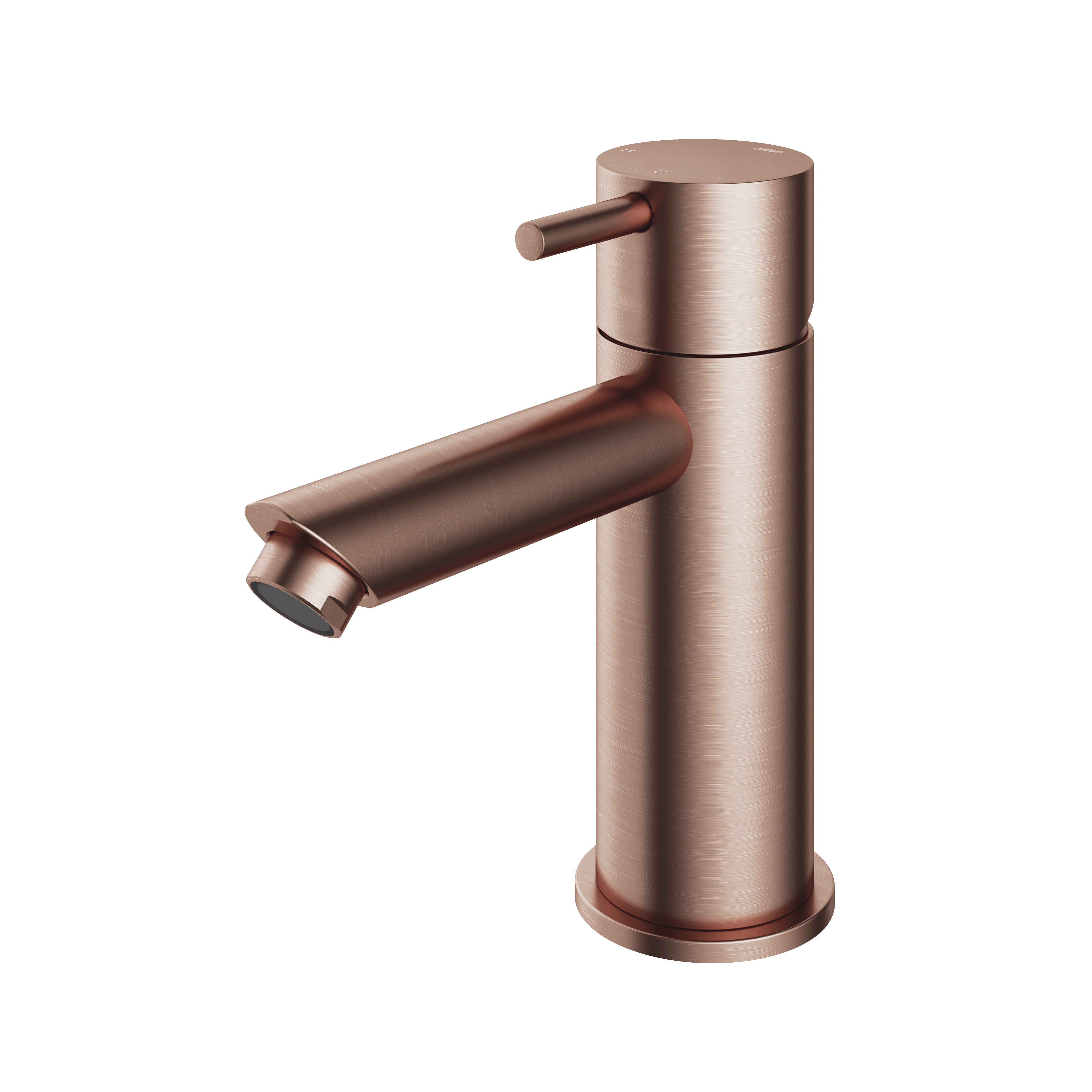 Hotbath Cobber wastafelmengkraan zonder waste CB003SBCP Geborsteld Koper PVD