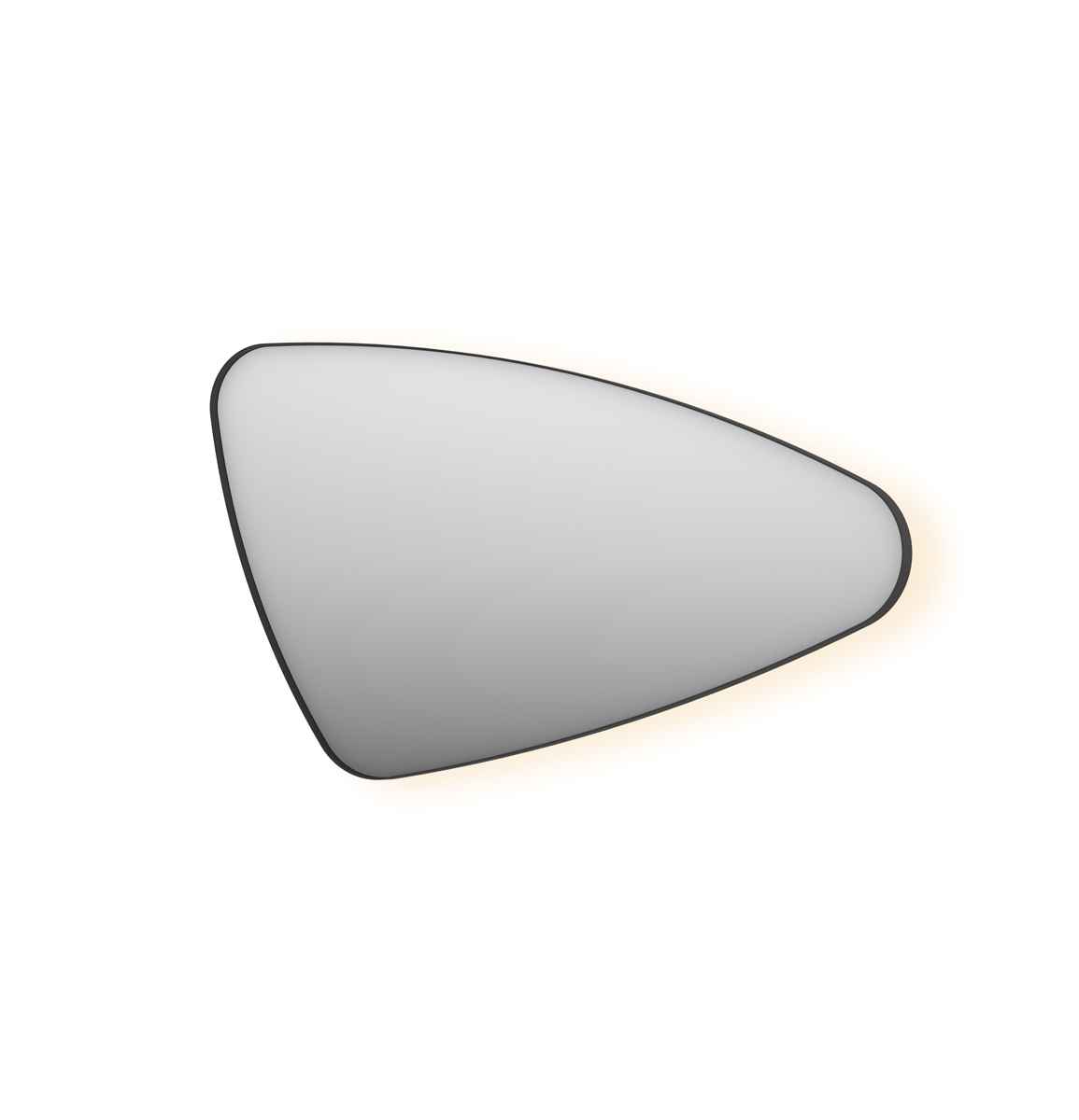 INK spg. SP23 organisch in stalen kader incl indir LED verw. color dimbaar + schak. L H700xB1200xD40 Mat zwart / 8409225