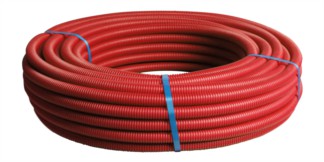 Mtr. MultiSkin buis + mantel 20x2.0 rood a 50 meter B122004002