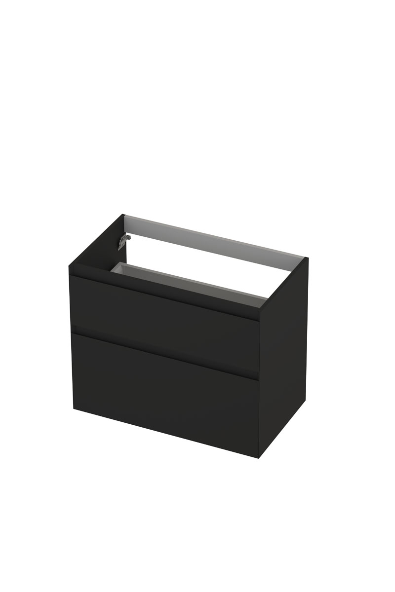 INK onderk. 2 la GL gelakt 45gr a-symm. H800xB450xD650 Mat zwart / 1240826