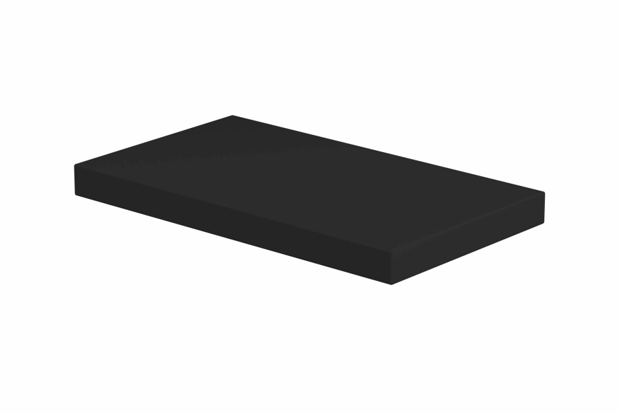 Proline Top fontein afdekplaat gelakt 1805036 Mat zwart H32xB400xD230