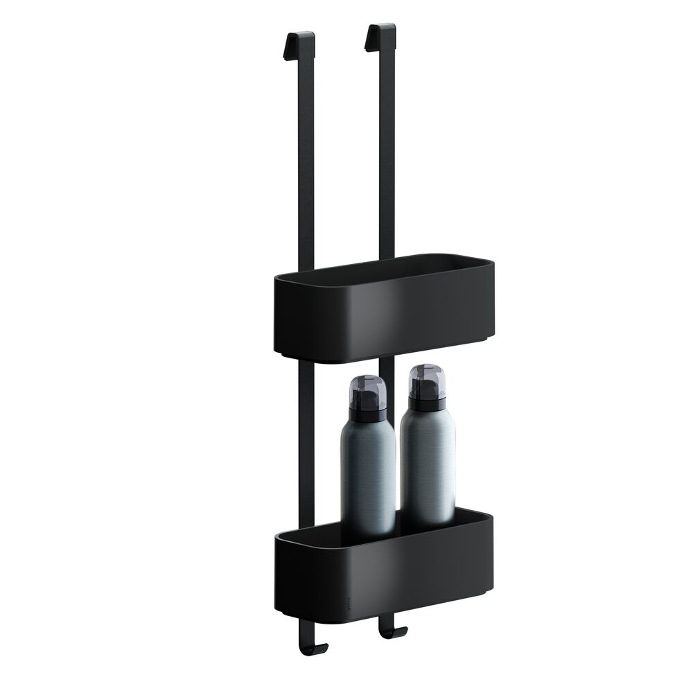 Geesa Frame Hangend doucherek Zwart  / Zwart 918902-06-06