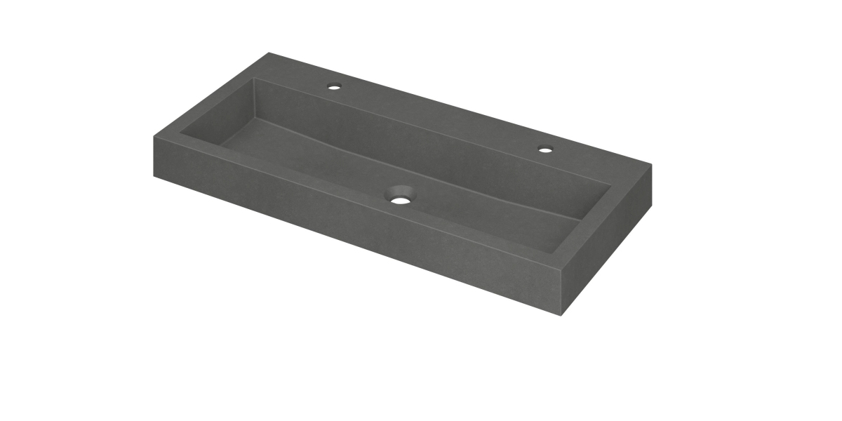 INK Momento wast. Quartz met 2 krgt. 3421132 Quartz grijs H90xB1000xD450