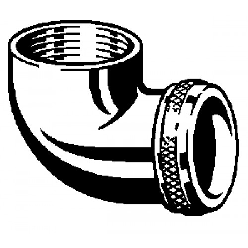 Viega chroom afvoerbocht v/urinoirkom 11/4x32 (109059)