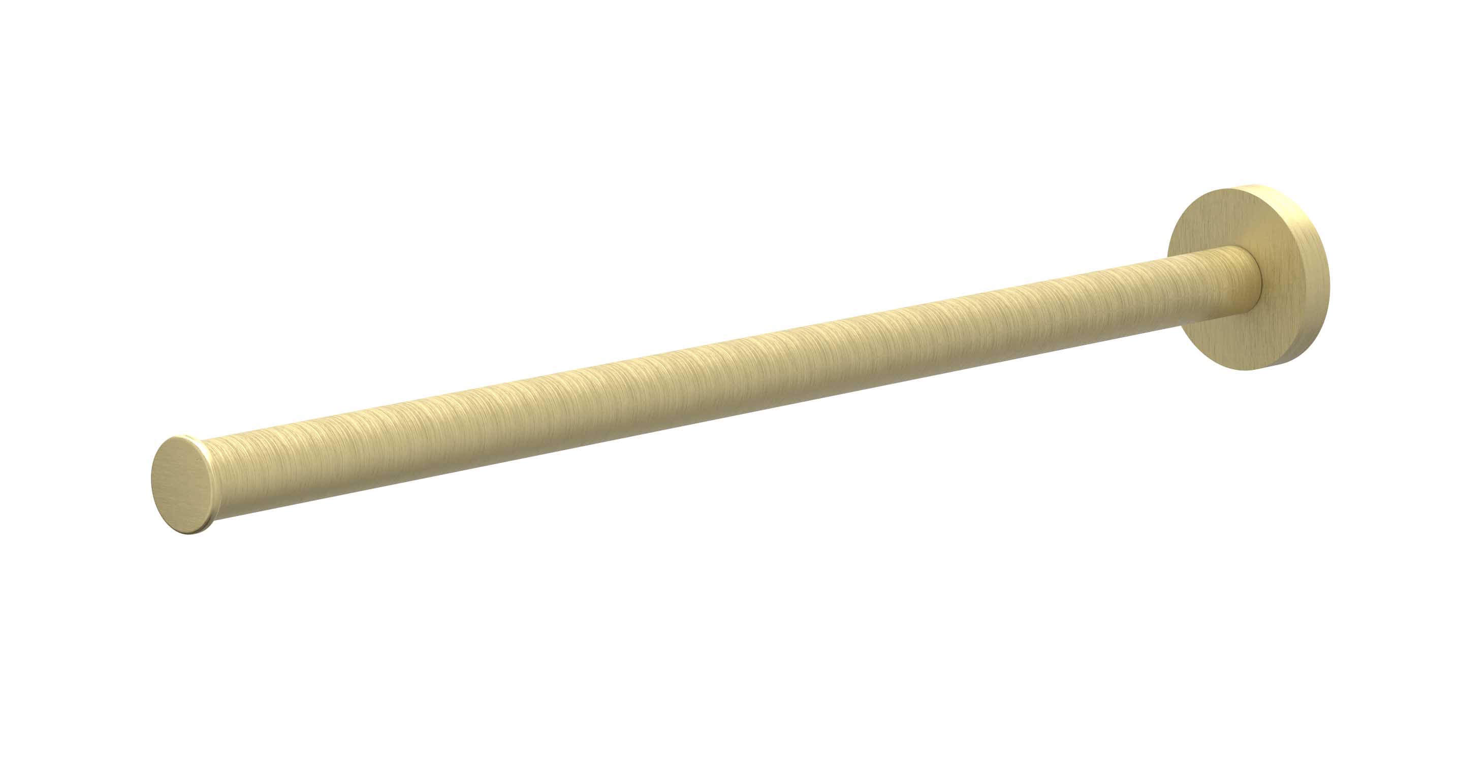 IVY Handdoekrek vast 1-lids 38cm 6500154 gebr. mat goud PVD