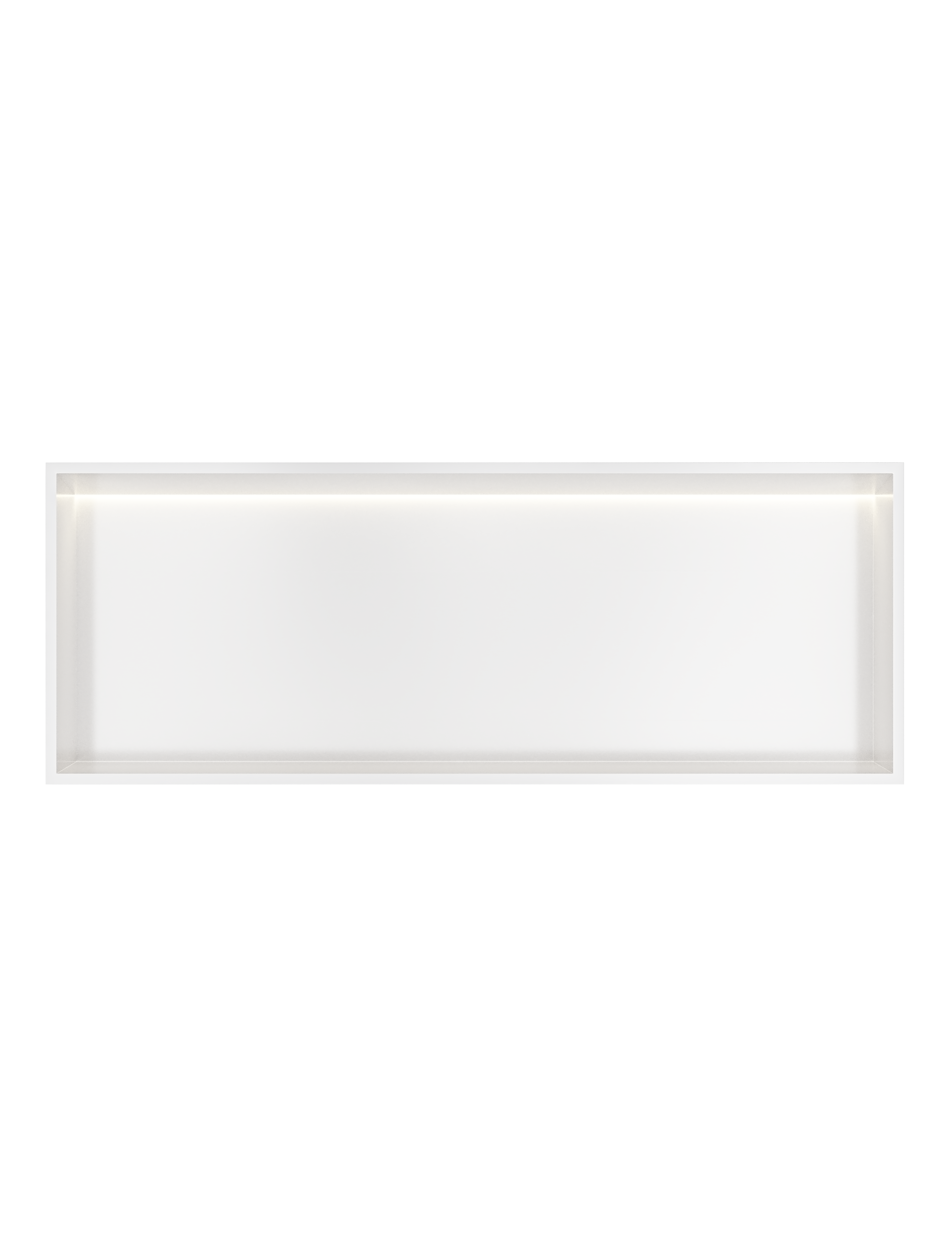 Hotbath More inbouwbox of inbouwnis 30x80x10cm with LED IP44 BOX080LWH Mat wit