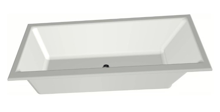 Xenz Kristal bad 180x80x45 Edelweis