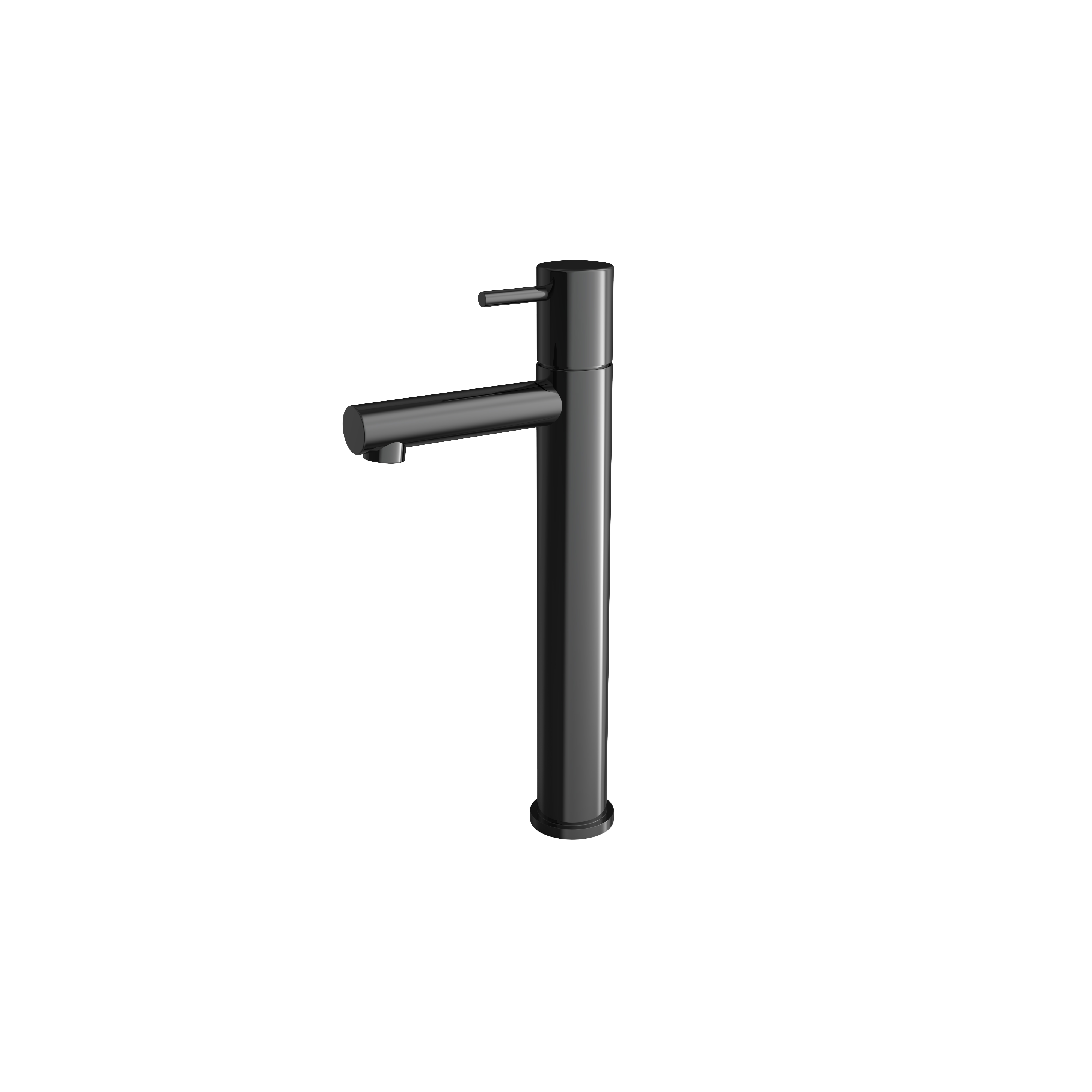 Hotbath Cobber fonteinkraan hoog model EH001PBP Gepolijst zwart PVD