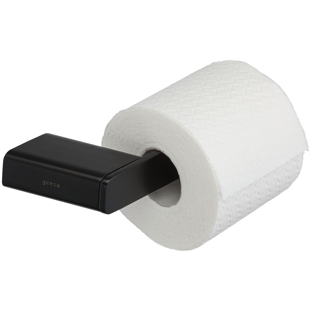 Geesa Shift toiletrolhouder zonder klep zwart (rechts) 919909-06-R