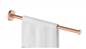 Alonzo handdoekrek 1-armig geborsteld brons koper 28.8085