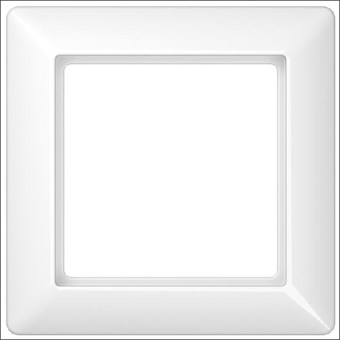 ST. AFDEKRAAM 1V 81X81 AS500 WIT AS581WW JUNG - 10021116