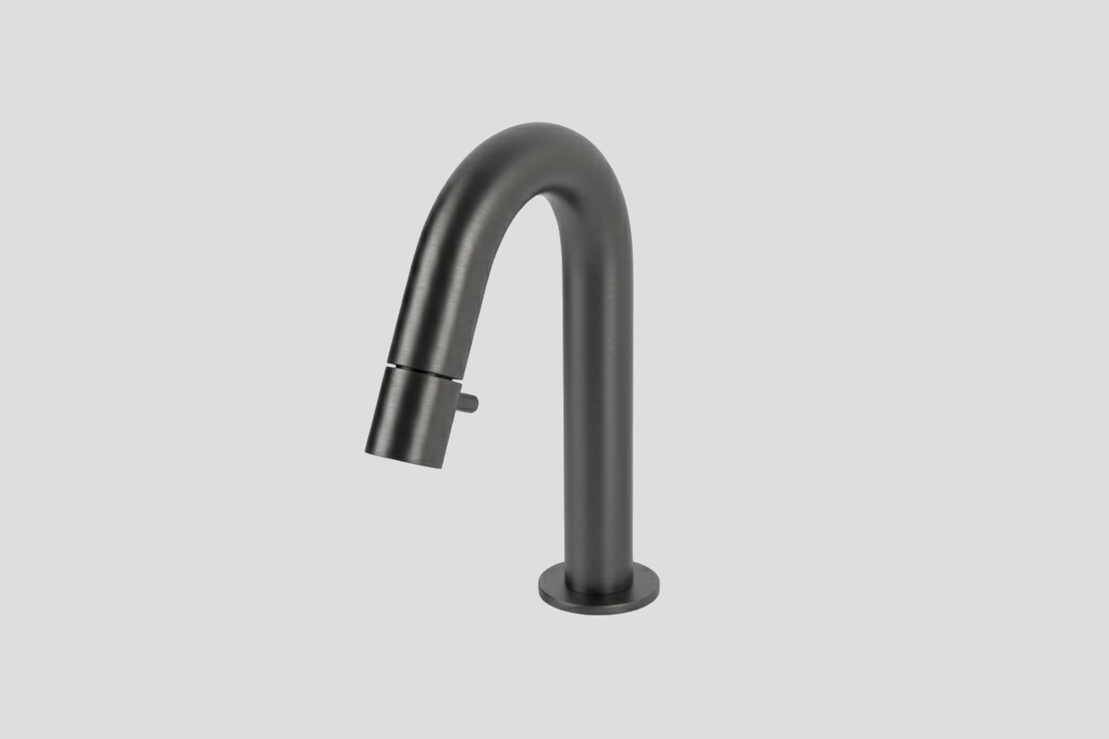 Lagoo Garda fonteinkraan G4104GM Brushed Gun Metal PVD