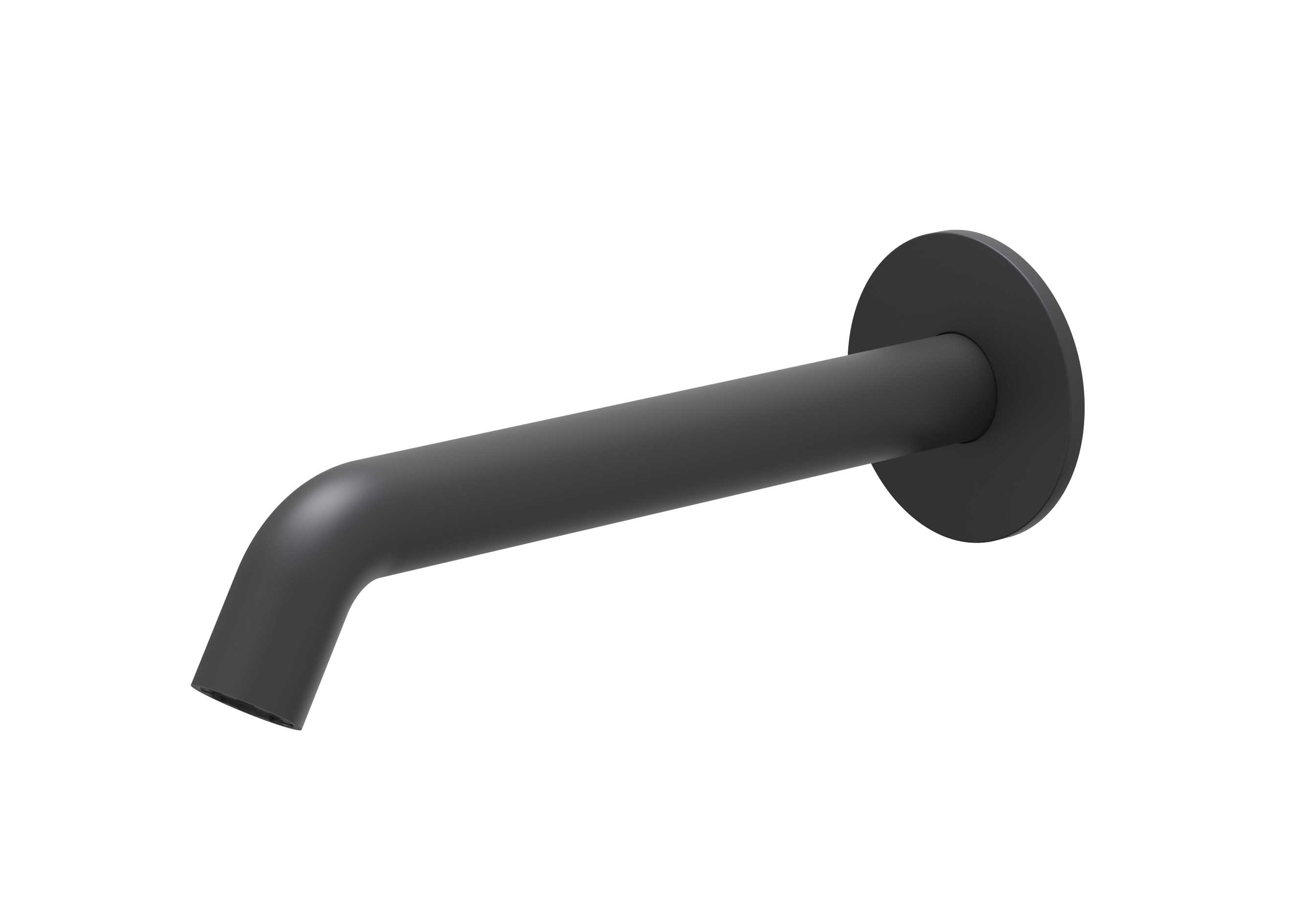 IVY Baduitloop 23cm 1/2 aansluiting inkortbaar 6903052 Mat zwart PED