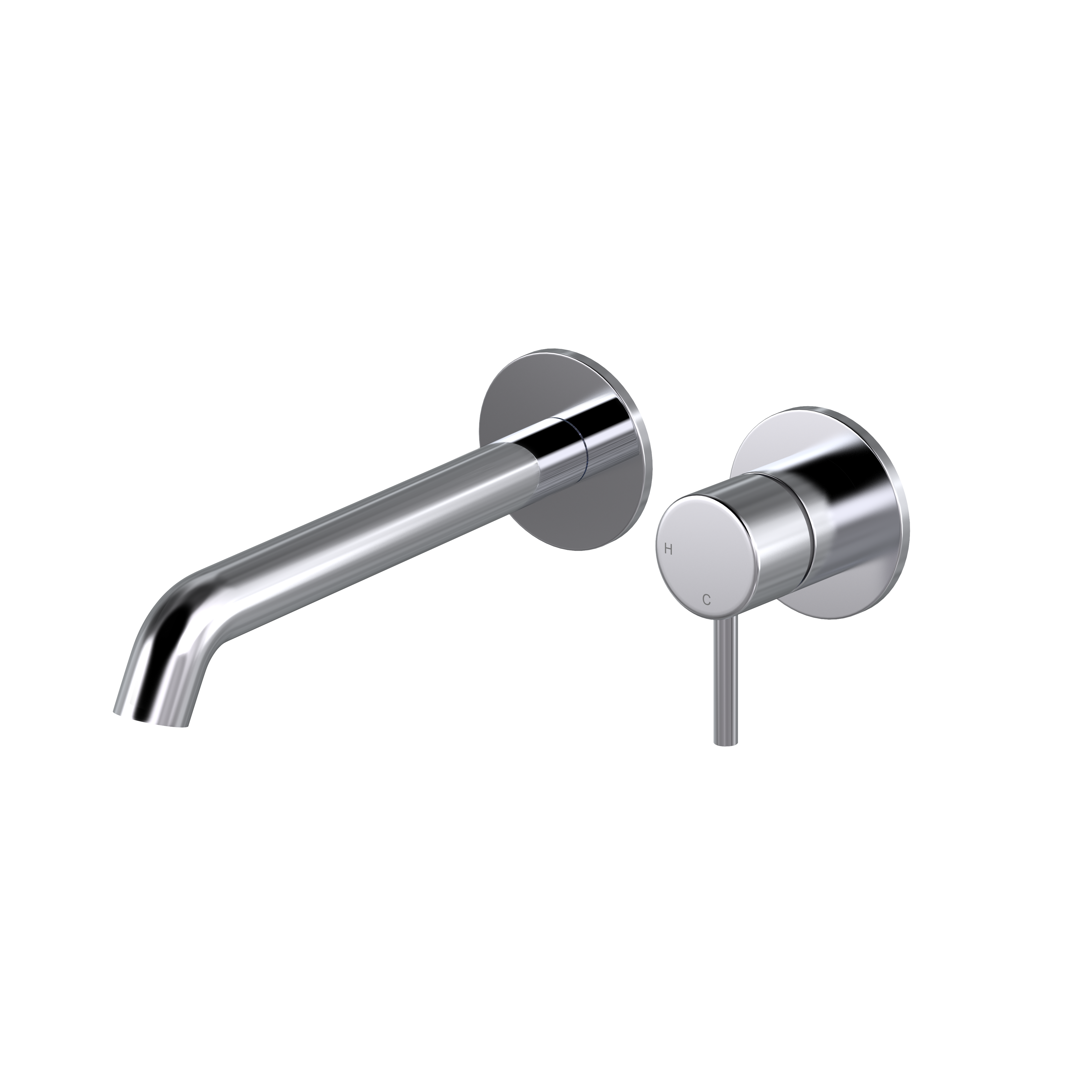 Hotbath BUDDY afbouwdeelv inbouw wastafelkraan 22cm B105EXT22CR Chroom