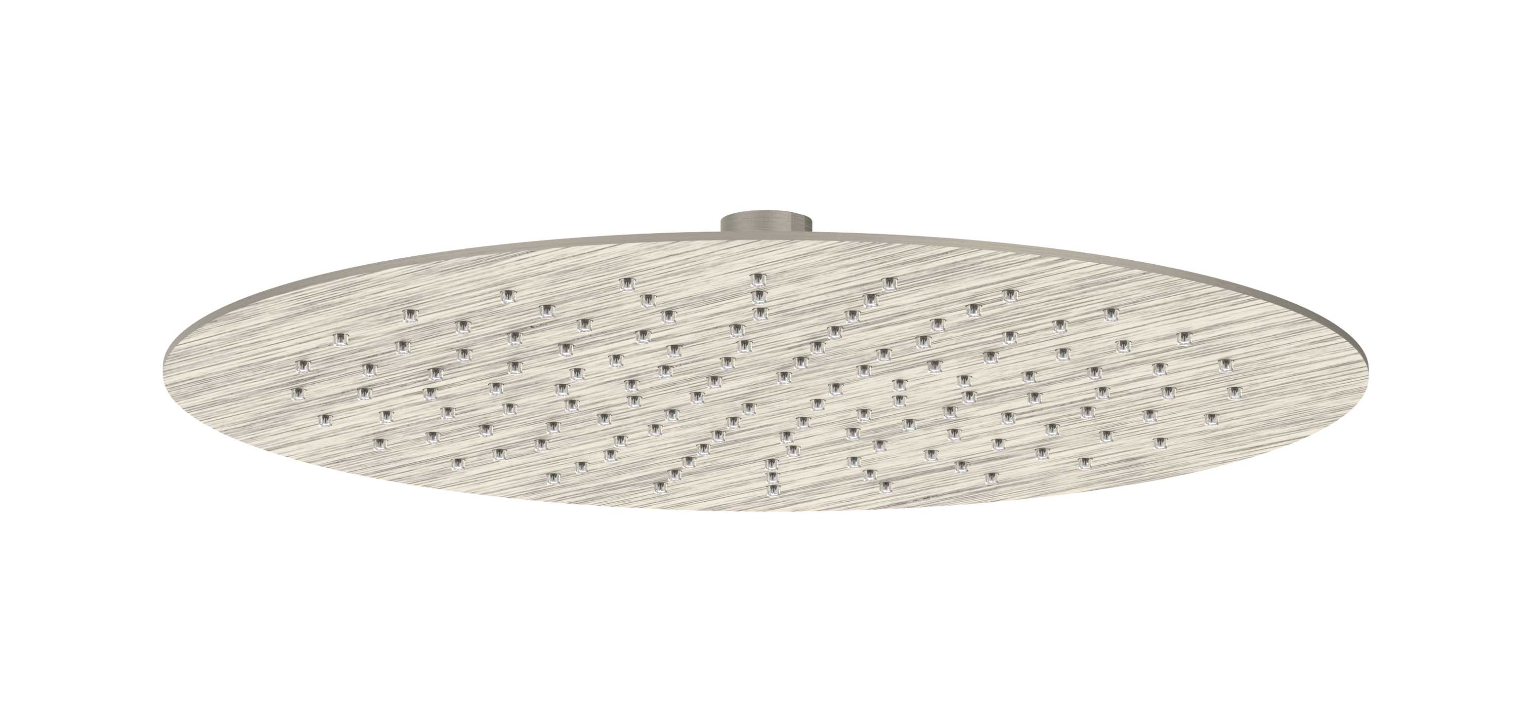 IVY Toebehoren Hoofddouche slim 30cm antikalk nozzels Eco-air 6900603 gebr. nickel PVD