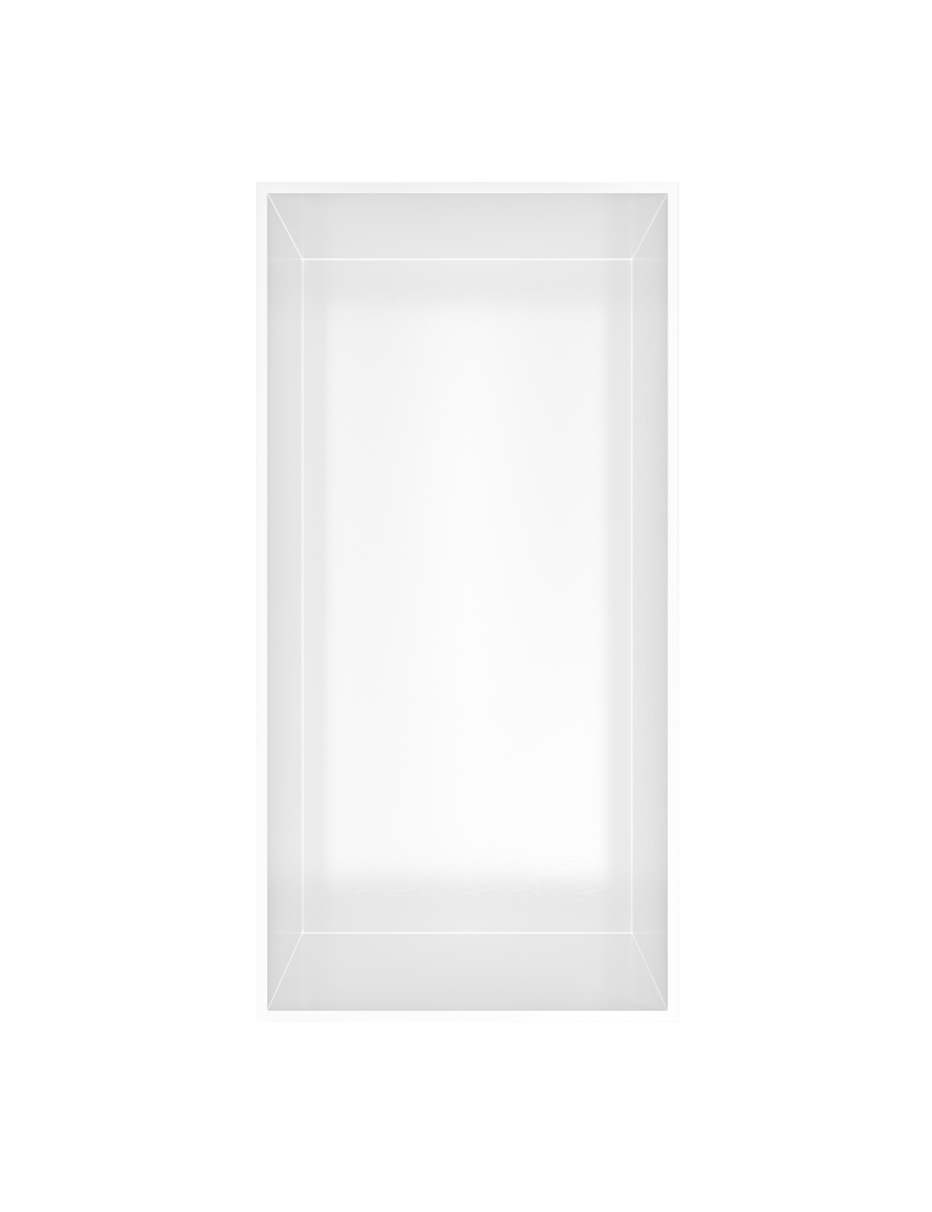 Hotbath More inbouwbox of inbouwnis 30x15x10cm frameless BOX015FWH Mat wit