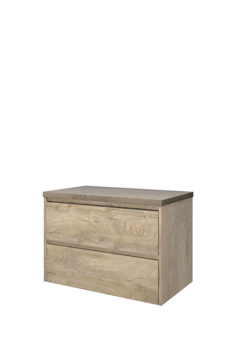 Proline set Top afdekplaat en onderk. sym. 1817251 Raw oak H552xB800xD460
