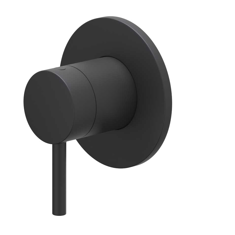 IVY Bond Afbouwdeel inbouw 2-weg stop-omstel 6201102 Mat zwart PED