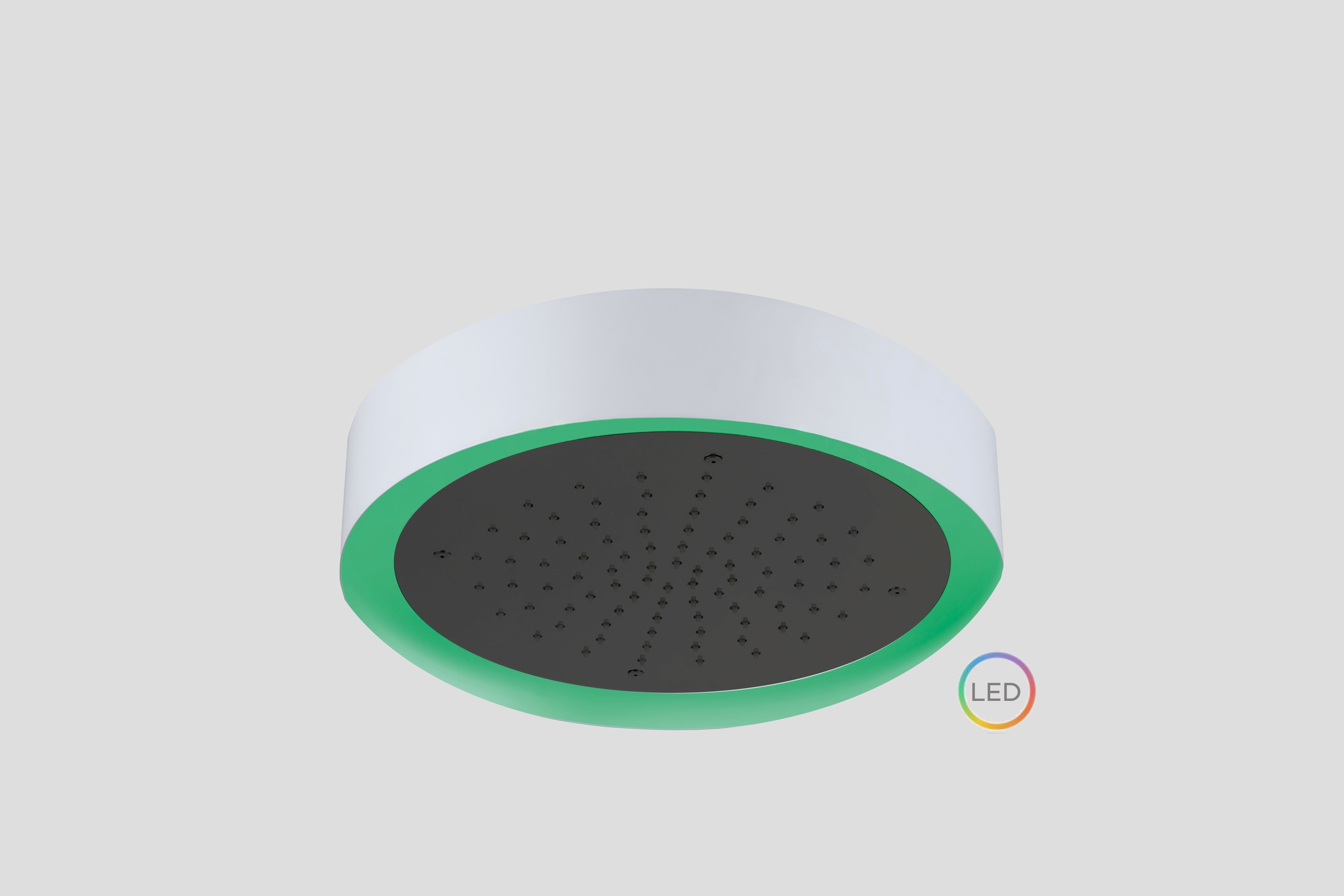 Lagoo Nesso Hoofddouche Light Ring 200 m. multi color LED incl. afstandsb. N8170MB Matt Black