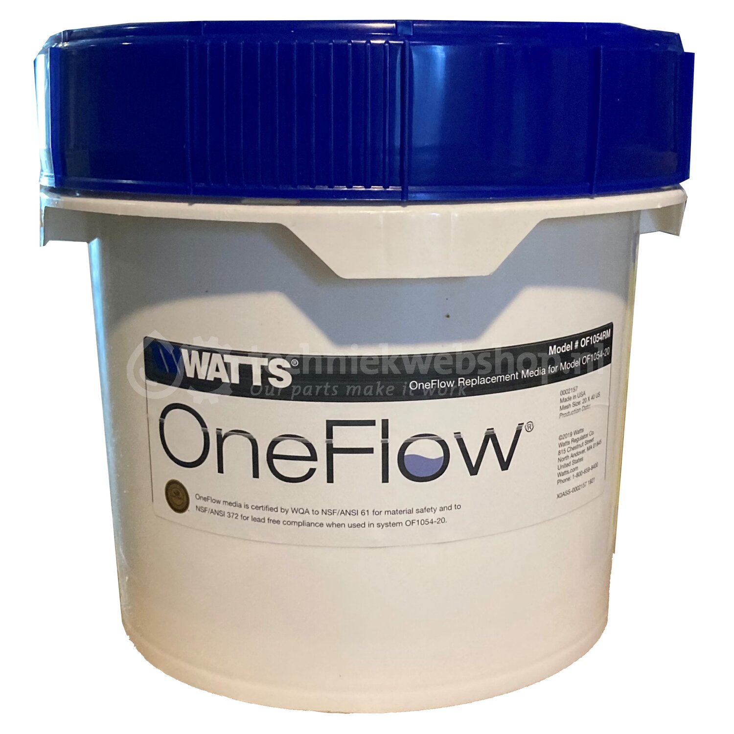 Watts Oneflow TAC media voor OF1054-20-D gaat 3 jaar mee A0002157