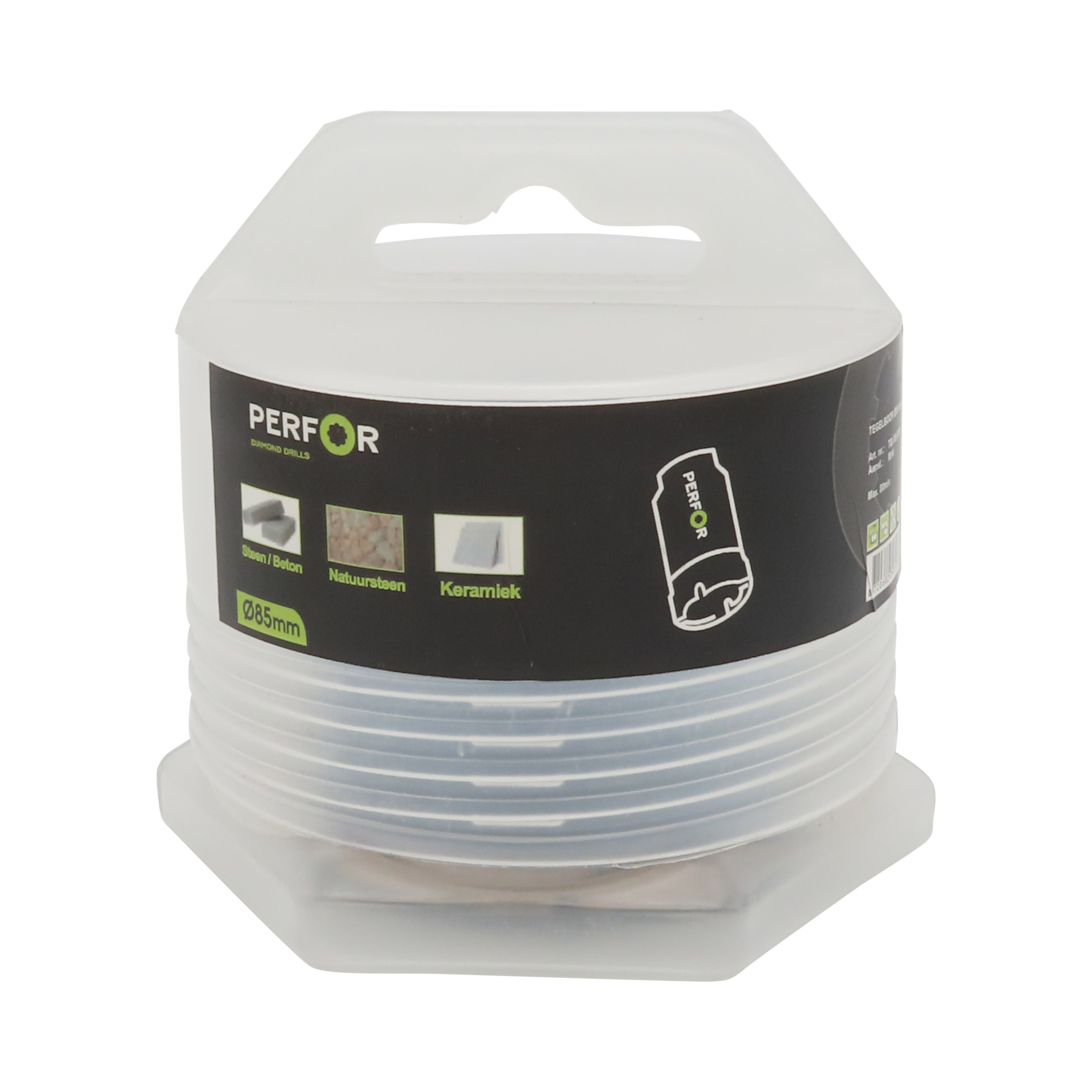 Tegelboor 85mm M14 aansluiting TB.085.M14