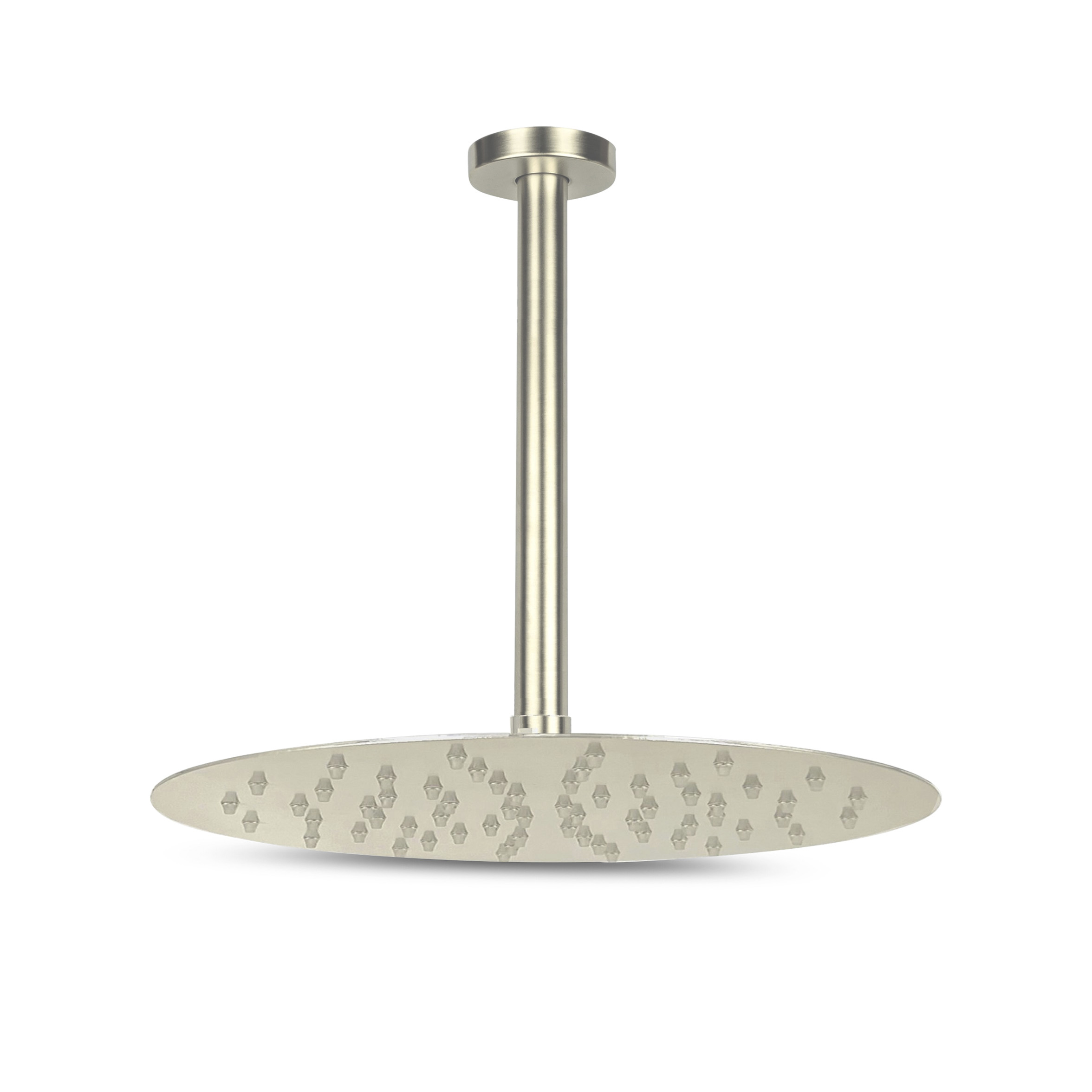 Lagoo Nesso Hoofddouche set Superslim 250 + plafondbuis 30 cm N9204BN Brushed Nickel