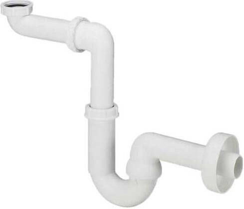 Proline Meubelsyphon universeel toepasbaar 9902044P Mat wit