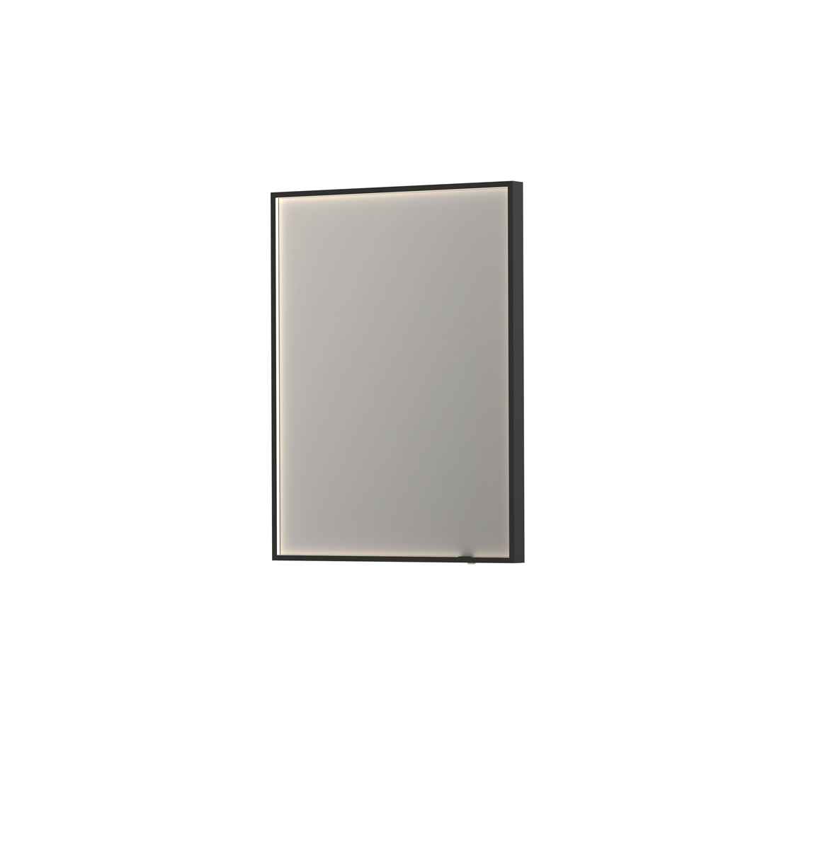 INK spg. SP19 rechthoek in stalen kader incl dir LED verw. color dimbaar + schak. H800xB600xD40 Mat zwart / 8409025