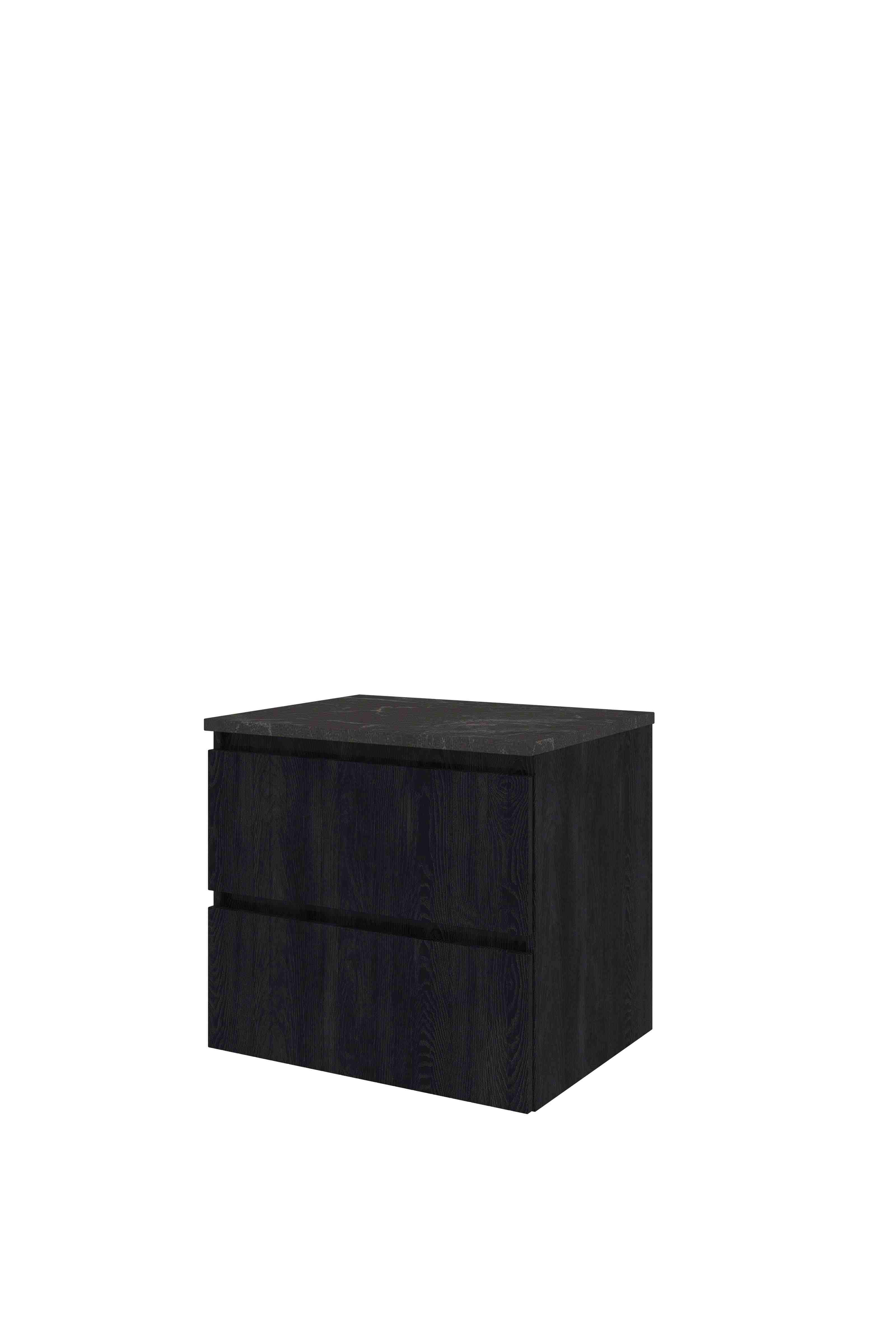 Proline Set Top afdekplaat hardsteen en onderkast sym. gefr. 1818942 Charcoal oak/Blue stone 600x460x540