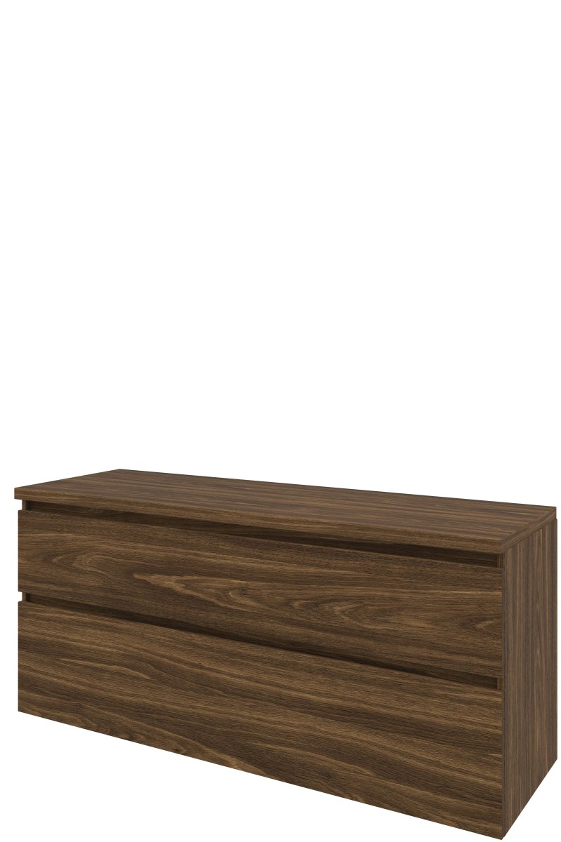 Proline Top afdekplaat + onderk. a-symm. H632xB1400xD460 Cabana oak / 1817833