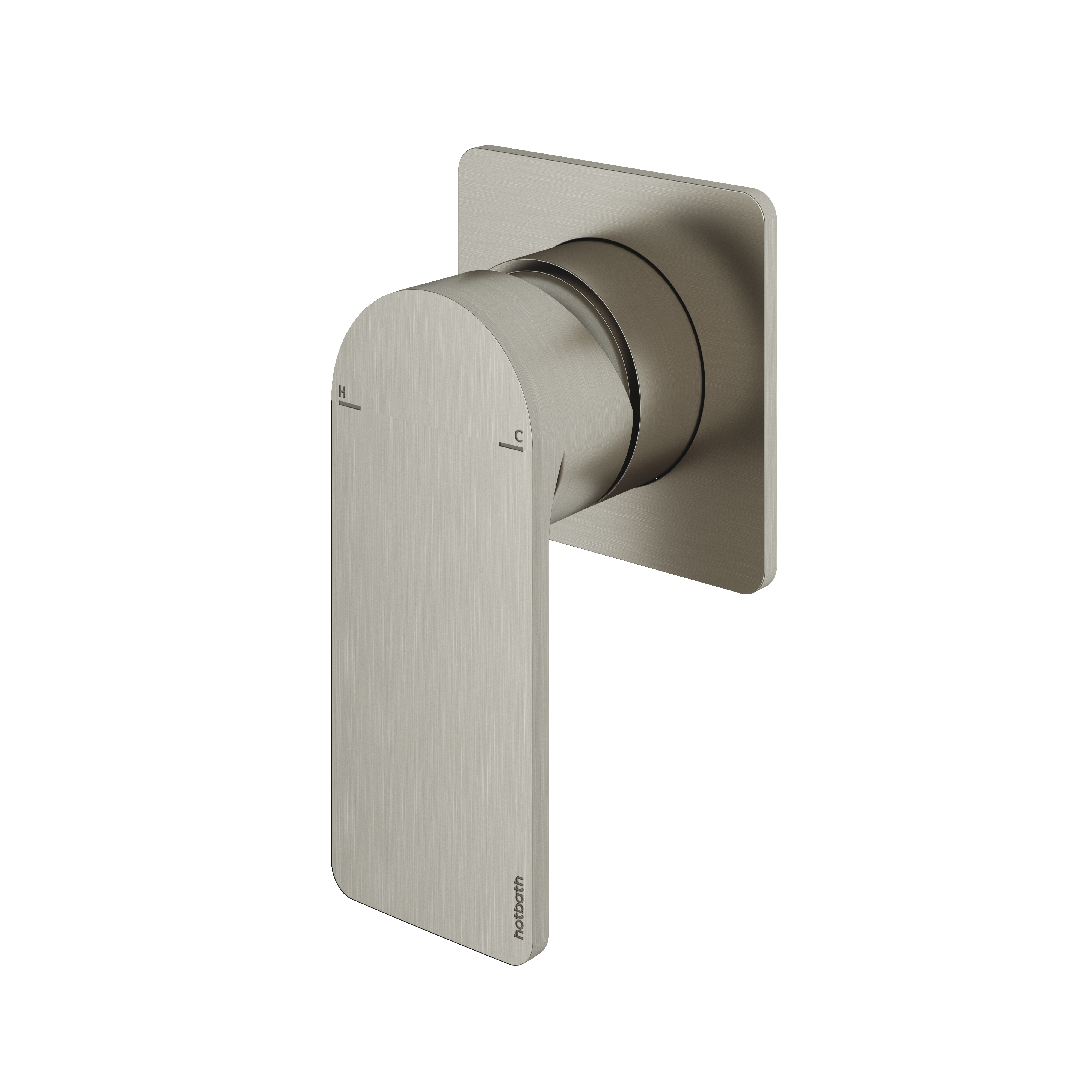 Hotbath GAL afbouwdeel douche mengkraan GL031EXTGN Geborsteld nikkel