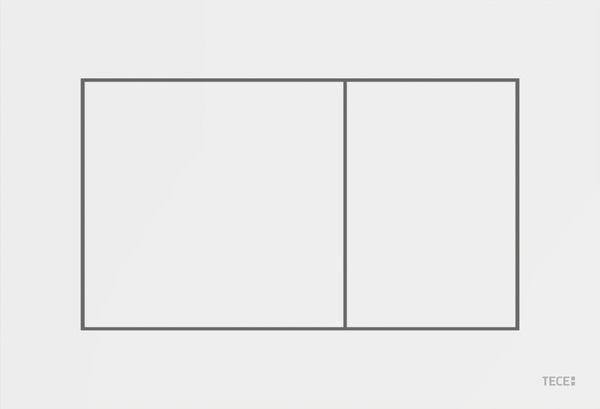 TECEnow bedieningsplaat 9240400  -  Wit