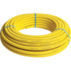 VSH UltraPress Gas buis + mantel 20x2.0 geel rol 50m 3870042