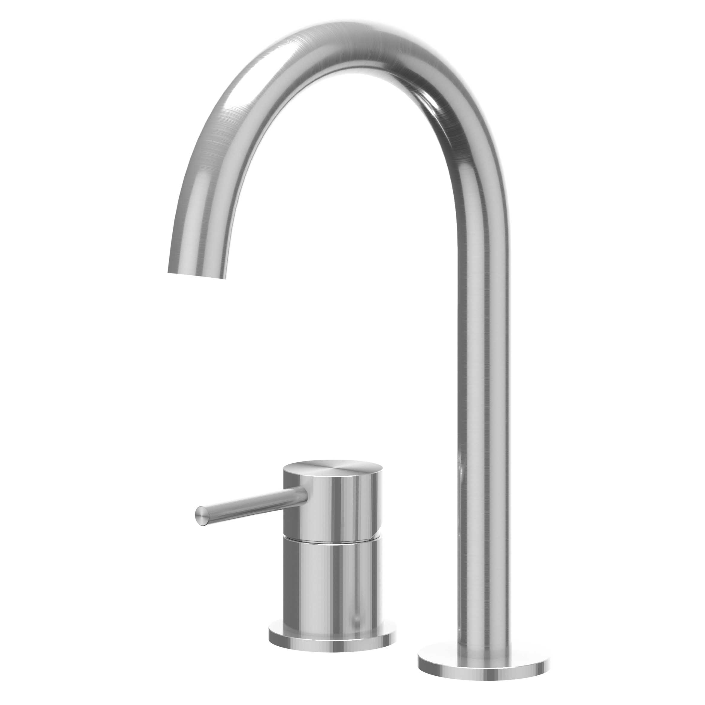 IVY Concord Wastafelmengkraan 2-gats bladmontage met uitloop coldstart 6100501 RVS316 gebr.