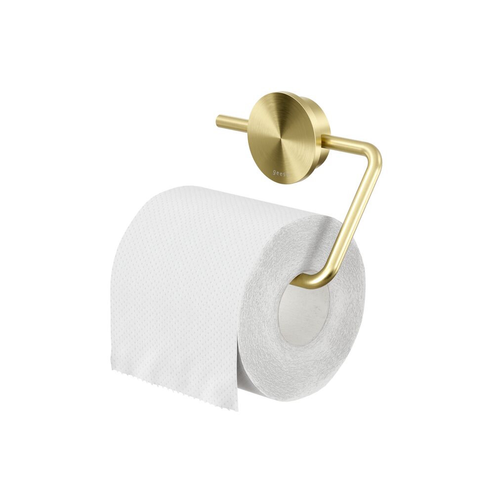 Geesa Opal toiletrolhouder zonder klep 917209-07 geborsteld goud