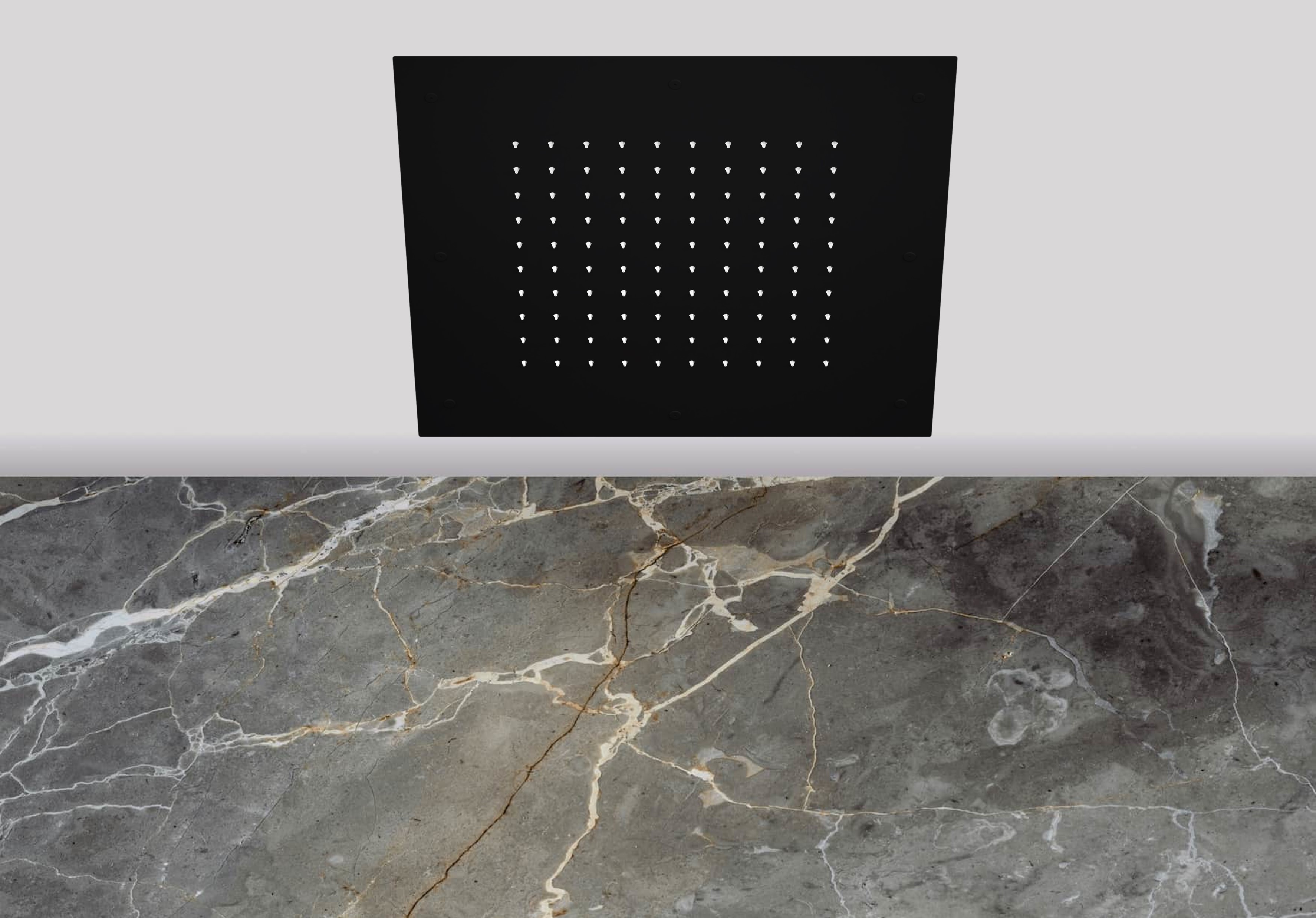 Lagoo Nesso Hoofddouche Showerlicious 430 x 430 N8231MB Matt Black